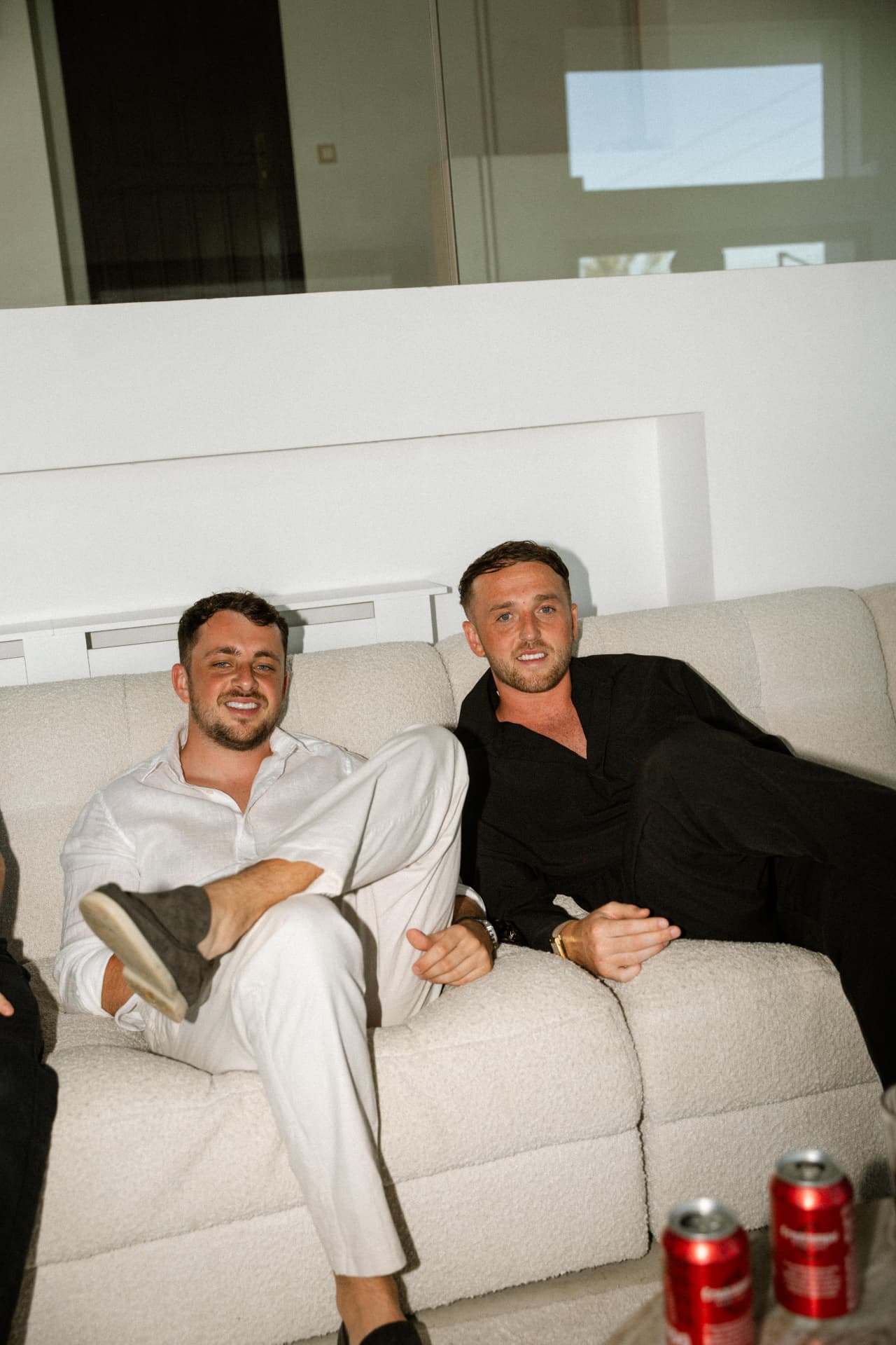 Members at the villa
