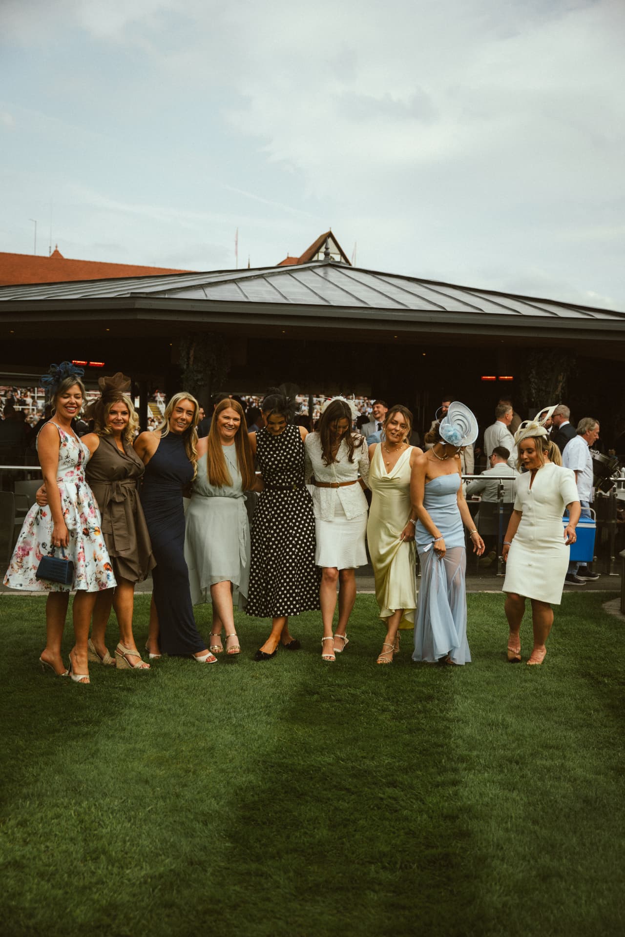 Members at a race day event