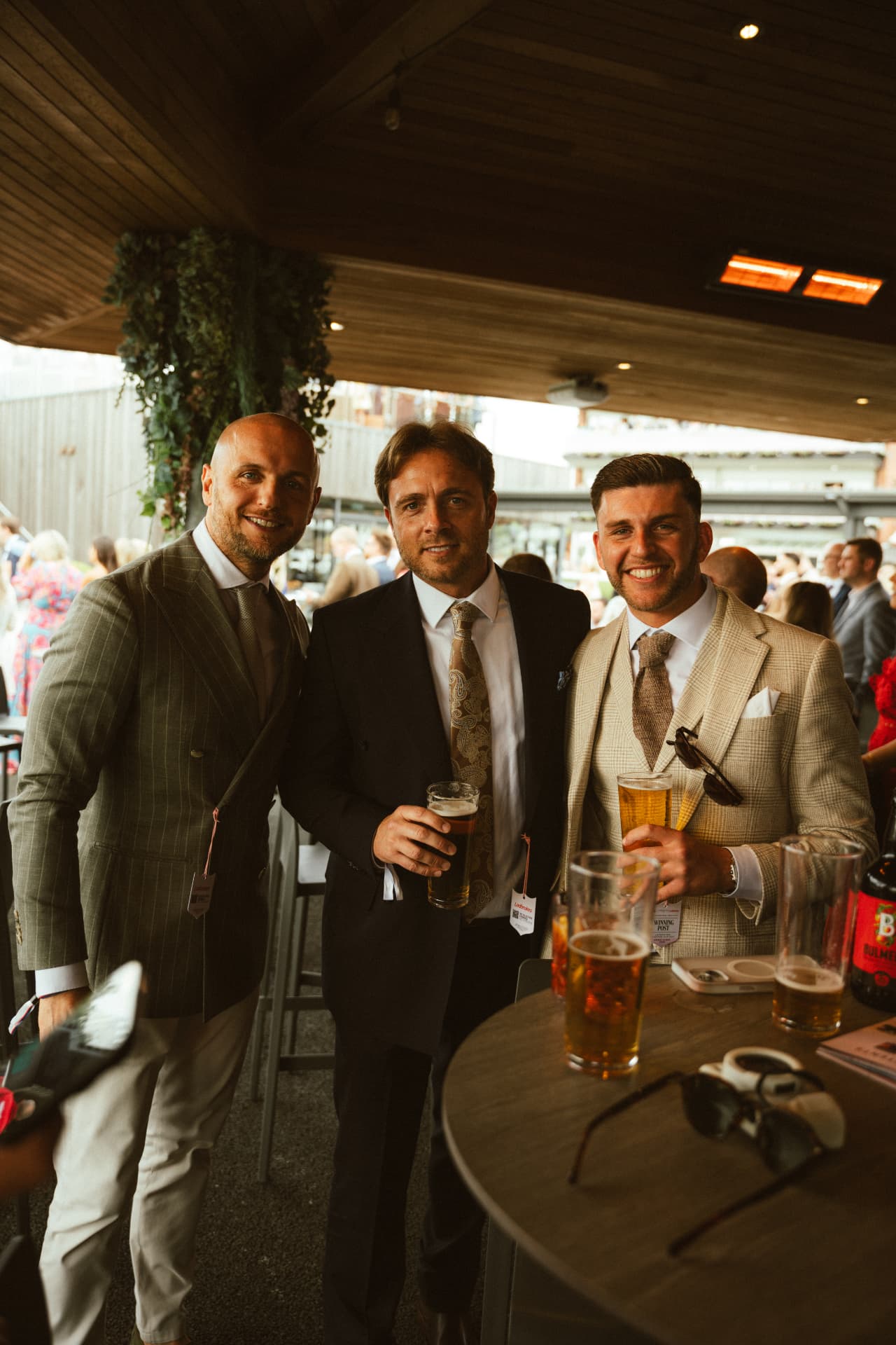 Members together at the races